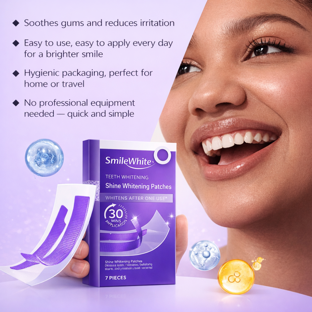 SmileWhite Purple Whitening Strips – Brighter Teeth in Minutes