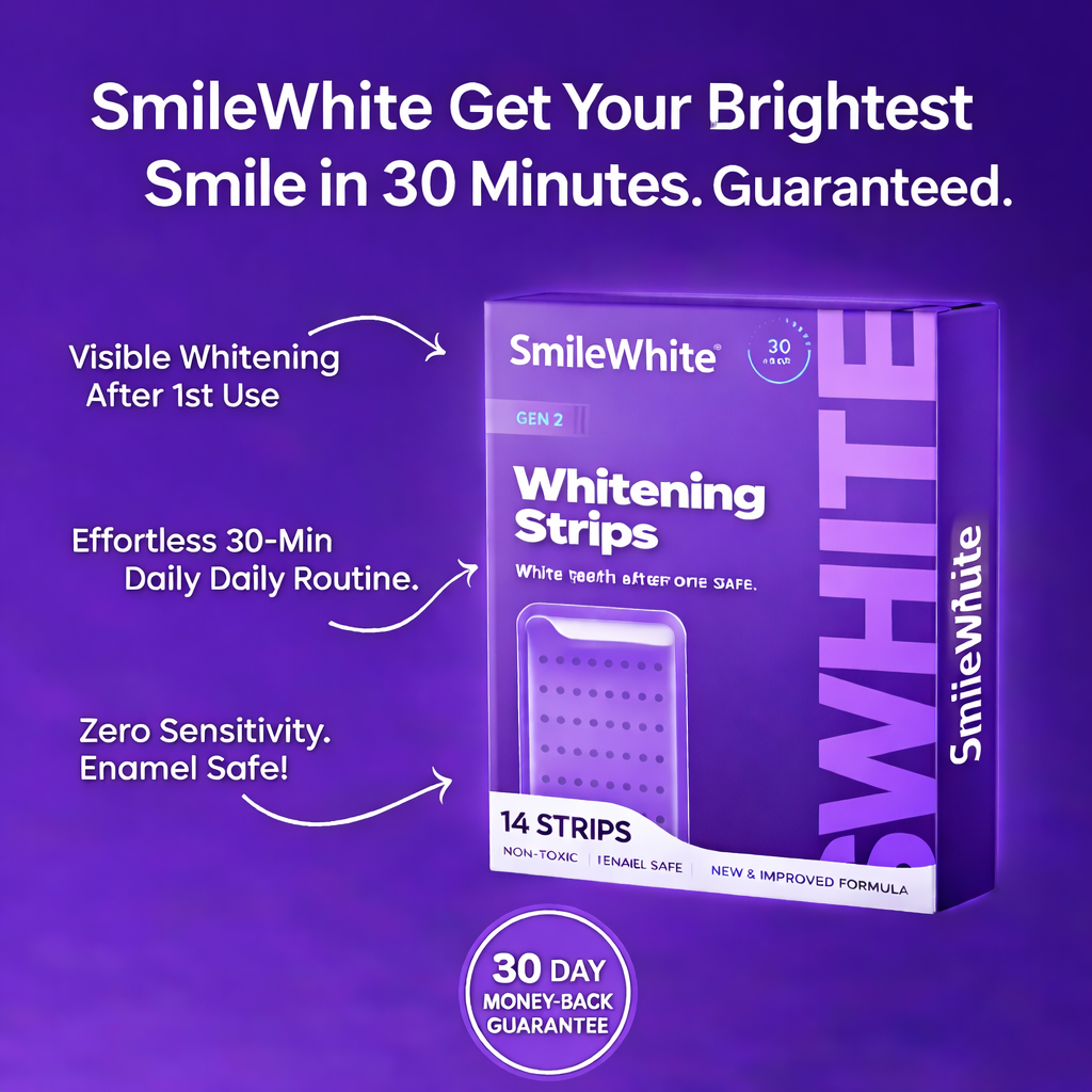 14STRIPS - SmileWhite Purple Teeth Whitening Strips