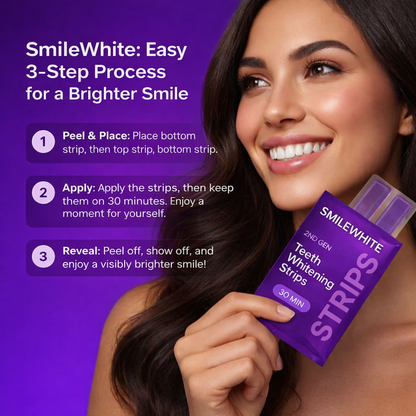 14STRIPS - SmileWhite Purple Teeth Whitening Strips