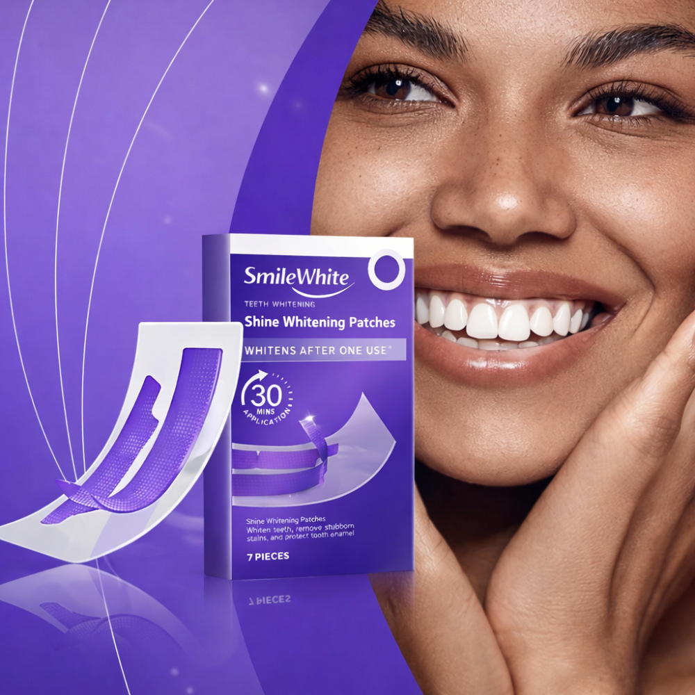 SmileWhite Purple Whitening Strips – Brighter Teeth in Minutes