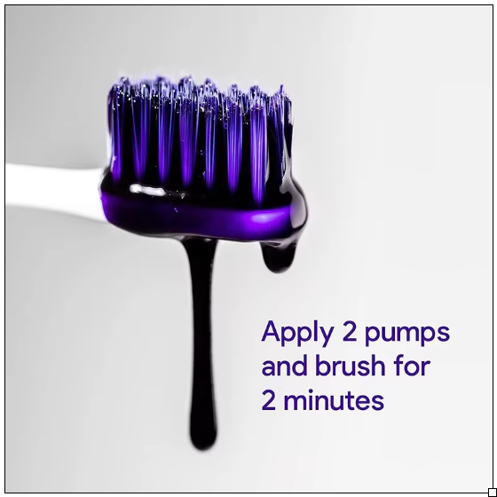 SmileWhite V34 Purple Color Correcting Toothpaste – Neutralize Yellow Stains